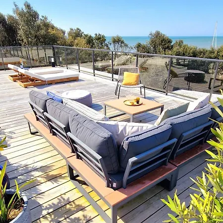Rooftop & Ocean D'architecte Avec Piscine ゲストハウス Talmont-Saint-Hilaire